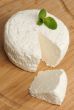 Fresh cheese, is on the board