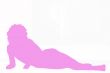 Silhouette of girl