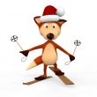 Red Foxes Skier.