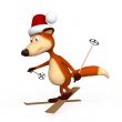 Red Foxes Skier.