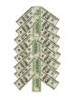 money christmas tree 