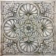 old ornamental vintage tile 