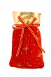 Velvet red Santa Bag