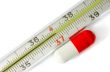 thermometer medical with pill