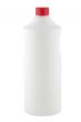 white plastic bottle red cap