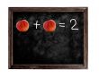 black chalk board