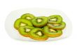 sliced kiwi fruit