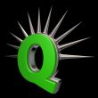 prickles letter q
