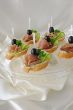 Canapes with ham