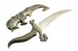 sword and the sheath executed in the form of a dragon on a white
