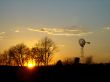 Rural Farm Sunset