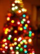 Christmas Tree Lights Background Blur