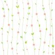Cute floral seamless background