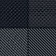 Carbon fiber seamless patterns set