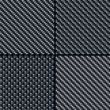 Carbon fiber seamless patterns set