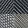 Carbon fiber seamless patterns set