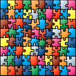 Jigsaw puzzle pattern