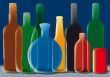 Group of Alcohol Bottles background