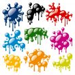 Set of Color Blots