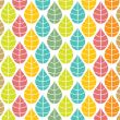 Seamless pattern with multicolored leaves.