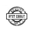 Rubber stamp `best choice` in vector