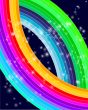 Abstract futuristic colored rainbow background