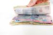 Hand counting money