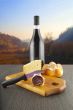 Sausage, cheese and wine
