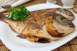 Baked fish with lemon Dorado