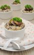 Mushrooms in a creamy sauce