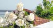 white rose bouquet