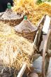 Autumn wooden cart