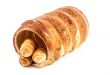 Big and small empty Cannoli pastry
