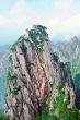 Huangshan peek in chinese mountains