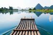 Bamboo rafting in Li River