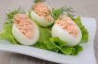 Eggs stuffed with salmon pate