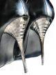 High heels on a white background