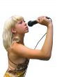 Girl with microphone