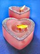 Two pink candles