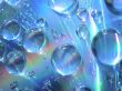 Drops of water on the compact disk