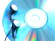 Ear-phones on cd