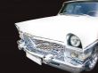 White retro car