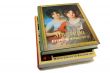 Two books about painting on a white background