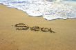 The Word Sea written in the Sand on a Beach 