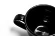 Empty black mug