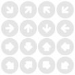 Grey directional arrows