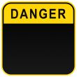 Inscription "Danger"