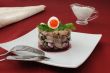 Herring tartare with capers and sour cream