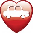 Heart Shape with car