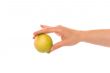 Hand with lemon